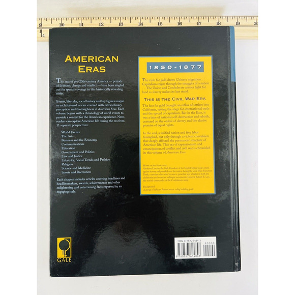 American Eras Civil War and Reconstruction 1850-1877 Hardcover by T. J. Brown - Picture 3 of 6